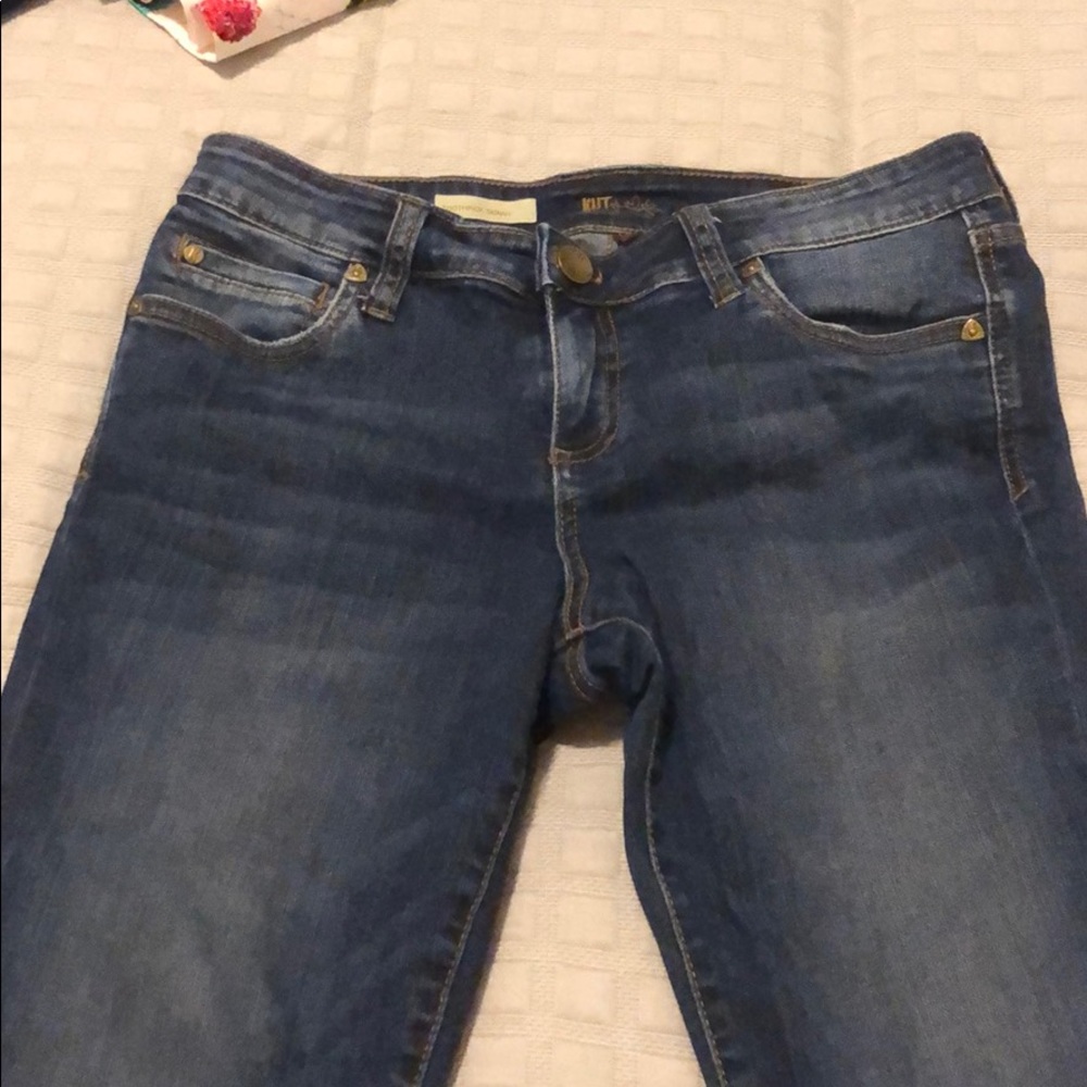 KUT jeans mid rise skinny